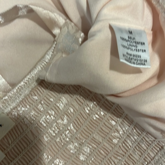 L.A. Hearts Cream Brocade Bustier Crop Top Tank M - Picture 5 of 5